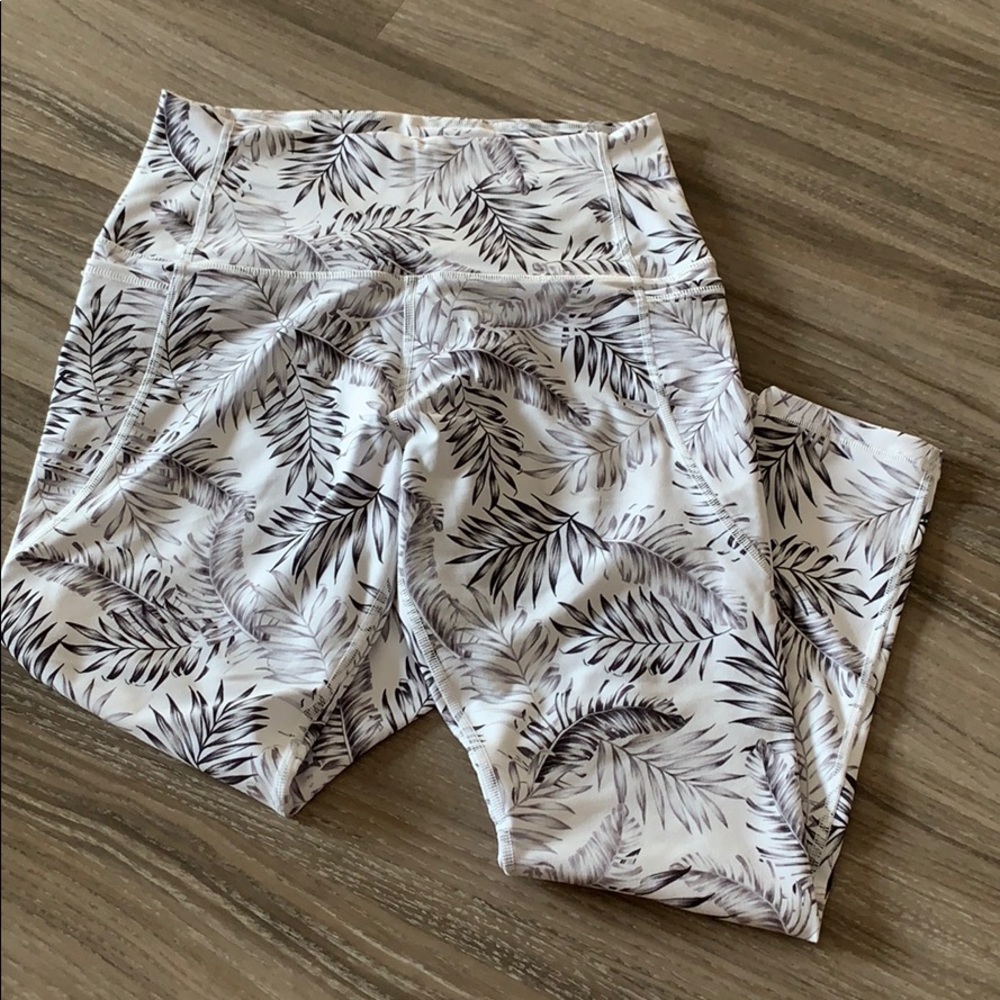 Lorna Jane Palm Leaf Leggings NWT